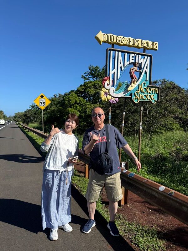 ナミッキーツアーズのお客様 田中さまの写真